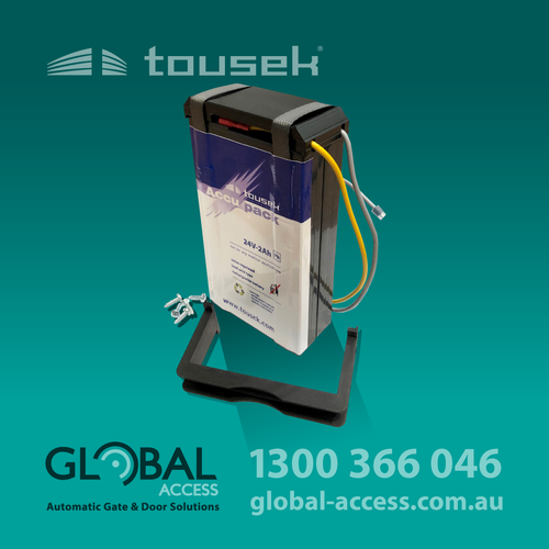 TOUSEK Pull T24 Battery Back-Up 24v for Emergency Egress with 2Ah Battery