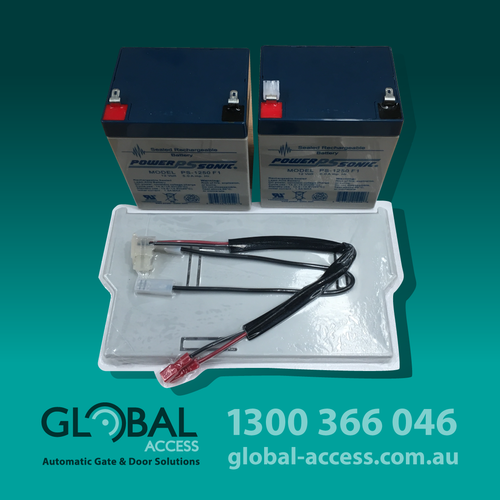 24V BATTERY BACKUP & CHARGER KIT FOR FAAC E124 CONTROL BOARD