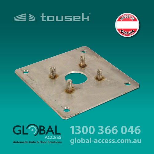 TOUSEK Lift X2 Chain Barrier Stainless Steel Mounting Base Plate