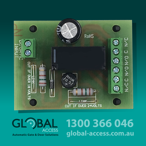 12-24V RELAY FOR MAGLOCKS – SUIT FAAC E124 & E145 + OTHERS