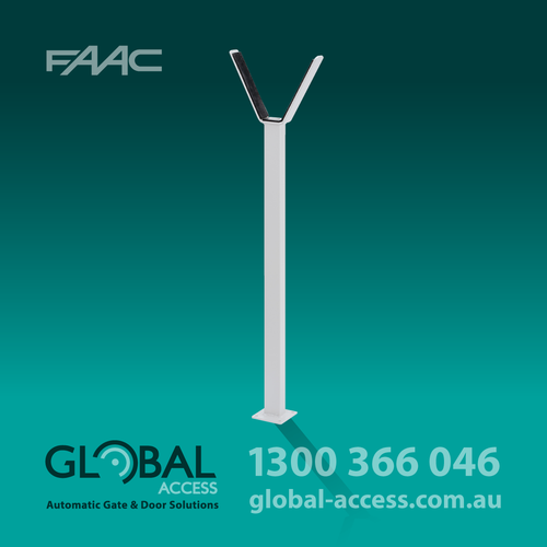 FAAC B680 Barrier / Boom Beam Support Stand – White