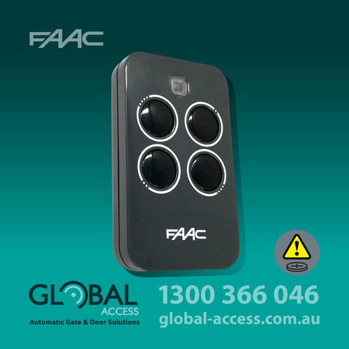 FAAC Rolling Code (RC) 4 Channel Remote – Grey