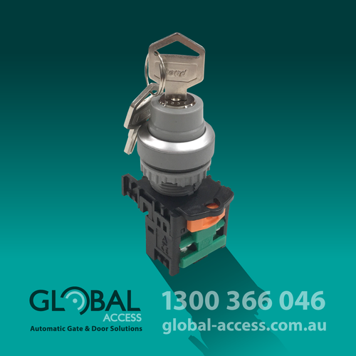 Two Position Key Selector Switch