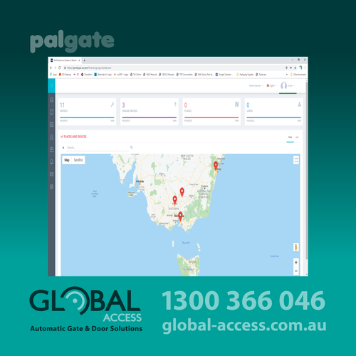Palgate Web Interface