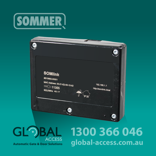 SOMMER SOMLINK PROGRAMMING AND SERVICE INTERFACE