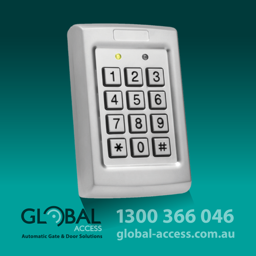 Wiegand Global Gel Filled Anti-Vandal Keypad – 2m Cable