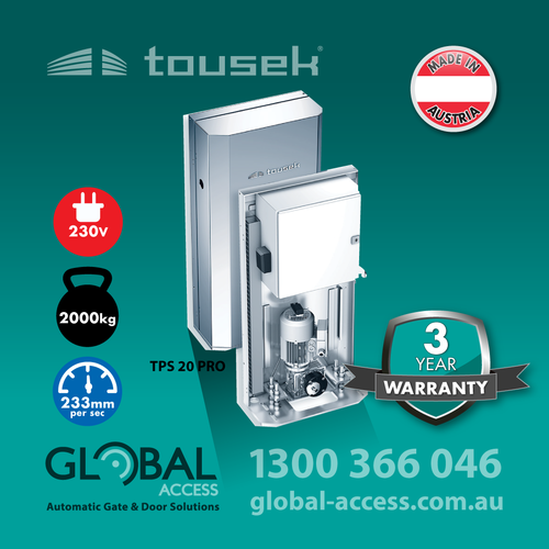 TOUSEK TPS 60 PRO 400v Electric Sliding Gate Motor [SPECIAL ORDER]