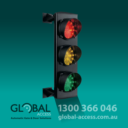 24V AC/DC TRAFFIC LIGHT – RED, AMBER & GREEN