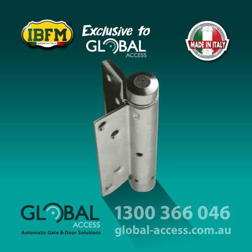 Hinge Set – 90 Degree Hold Open & Single Action For Doors – 100mm L