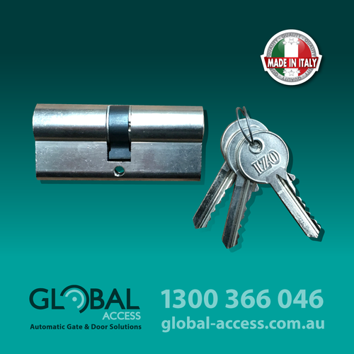 Nickel Double Lock Cylinder – 2 Options Available