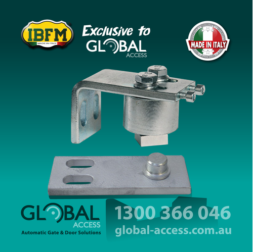 Top Bearing Hinge 50mm Ø WIth Screws And Plate