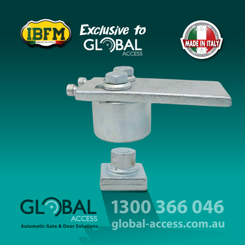 Top Bearing Hinge 50mm Ø WIth Screws And Plate