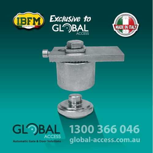 Top Bearing Hinge 45mm Ø With Screw And Plate