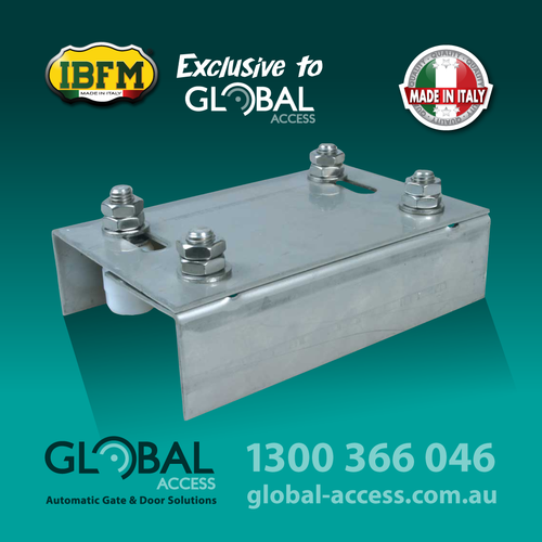 Guide Plate 465M w/ 4 x 42mm Dia. Nylon Rollers