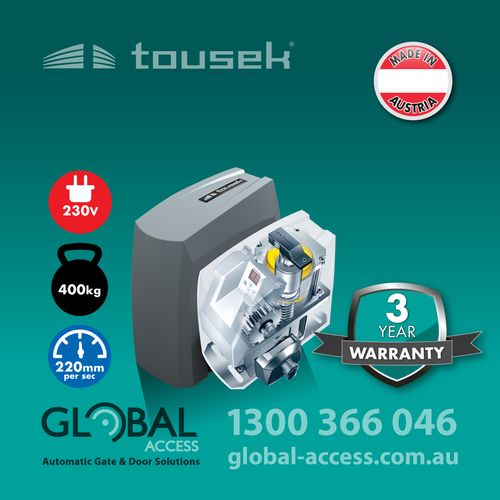 TOUSEK Pull TSA 230v Electric Sliding Gate Motor