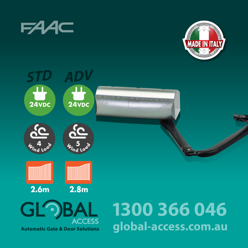 FAAC 390 24V ELECTRIC SWING GATE MOTOR – STANDARD & ADVANCED [OUT OF STOCK]