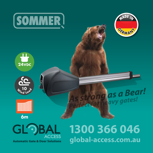 SOMMER TWIST XL 24V ELECTRIC SWING GATE MOTOR [BACK IN STOCK]