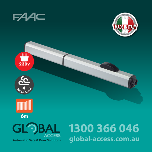 FAAC 400 LONG CBAC / SBS 230V HYDRAULIC SWING GATE MOTOR