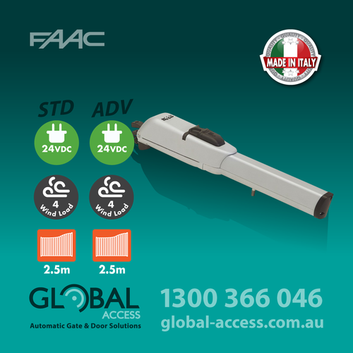 FAAC 413 24V ELECTRIC SWING GATE MOTOR – STANDARD & ADVANCED